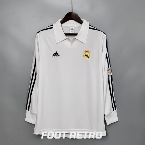 MAILLOT RETRO REAL MADRID 2002-03 MANCHES LONGUES