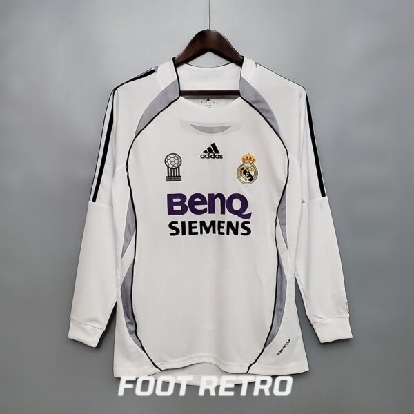 MAILLOT RETRO REAL MADRID 2006-07 MANCHES LONGUES