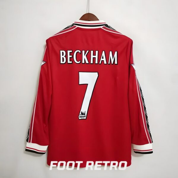 MAILLOT RETRO MANCHESTER UNITED BECKHAM 1998-99