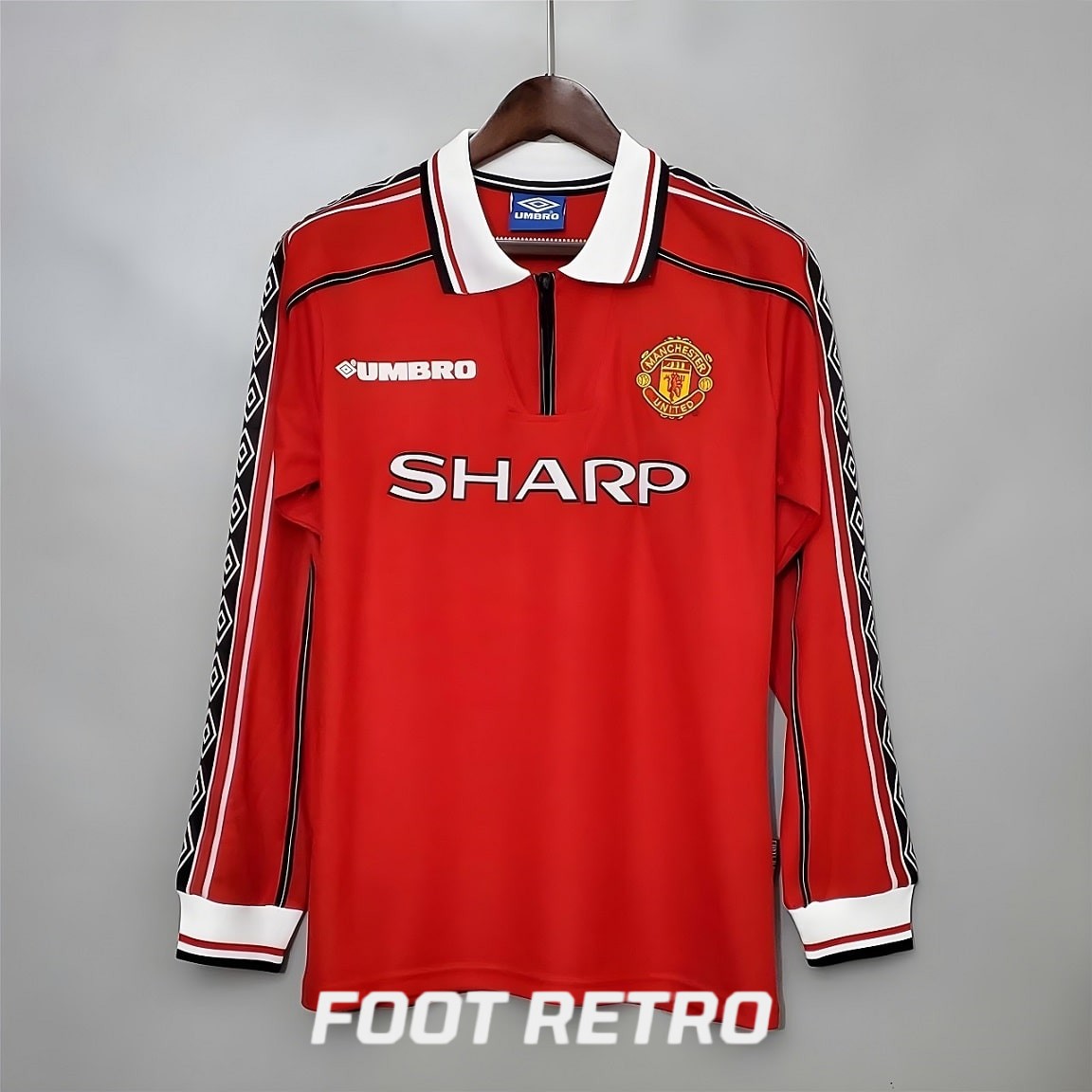 MAILLOT RETRO MANCHESTER UNITED BECKHAM 1998-99