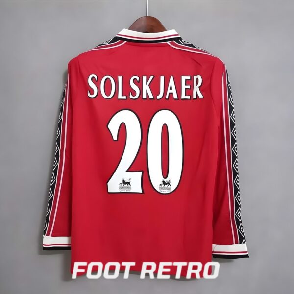 MAILLOT RETRO MANCHESTER UNITED SOLSKJAER 1998-99