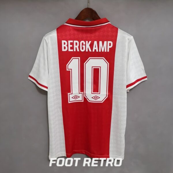 MAILLOT RETRO VINTAGE AJAX BERGKAMP 1989-90