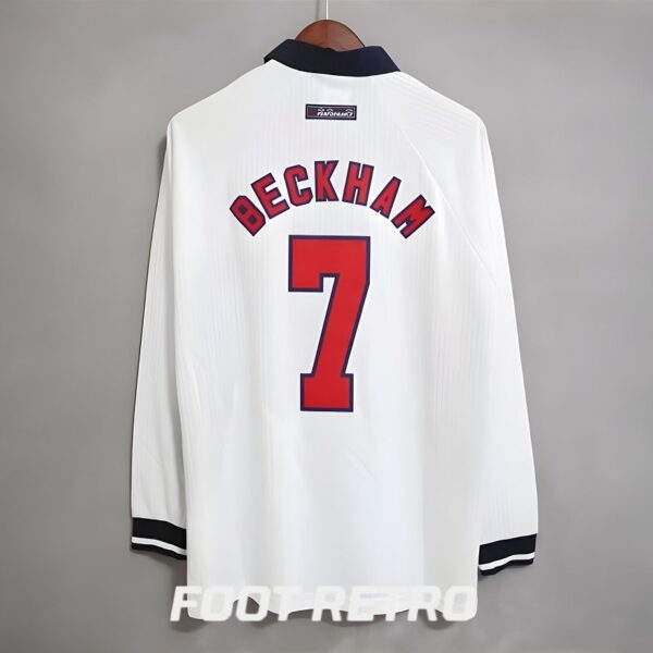 MAILLOT RETRO VINTAGE ANGLETERRE BECKHAM 1998