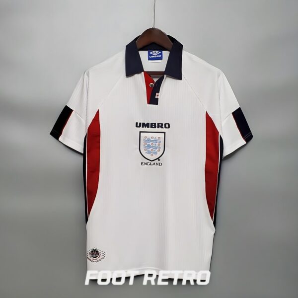 MAILLOT RETRO VINTAGE ANGLETERRE HOME 1998