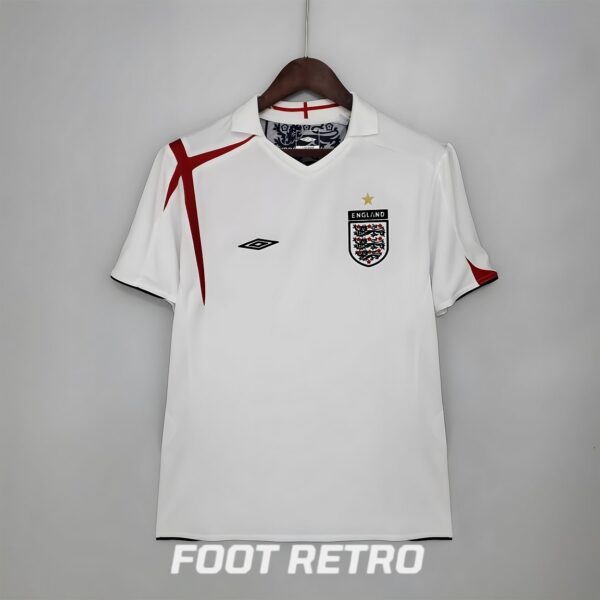 MAILLOT RETRO VINTAGE ANGLETERRE HOME 2006