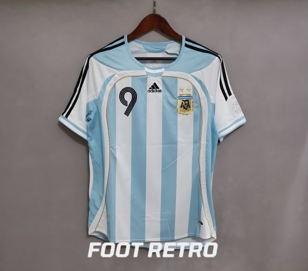 MAILLOT RETRO VINTAGE ARGENTINE CRESPO 2006 (2)