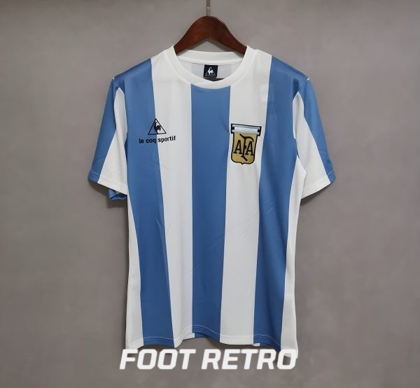 MAILLOT RETRO VINTAGE ARGENTINE MARADONA 1985 (2)