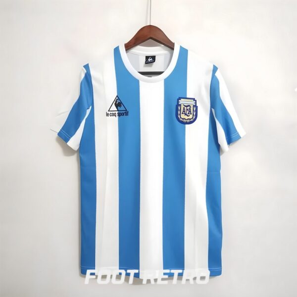 MAILLOT RETRO VINTAGE ARGENTINE MARADONA 1986