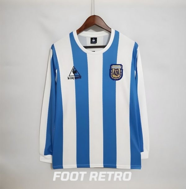 MAILLOT RETRO VINTAGE ARGENTINE MARADONA 86 (2)