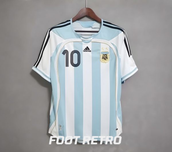 MAILLOT RETRO VINTAGE ARGENTINE RIQUELME 2006 (2)