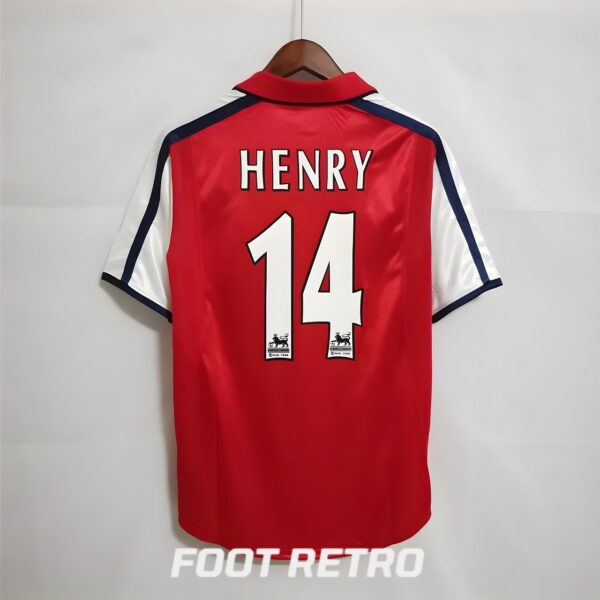 MAILLOT RETRO VINTAGE ARSENAL HENRY 2000-01