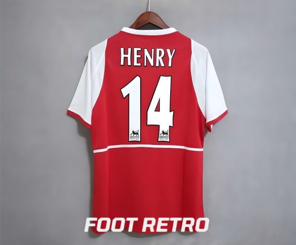 MAILLOT RETRO VINTAGE ARSENAL HENRY 2002-04 (1)