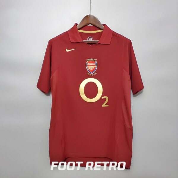 MAILLOT RETRO VINTAGE ARSENAL HENRY 2005-06