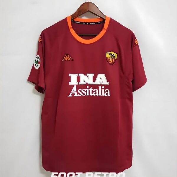 MAILLOT RETRO VINTAGE AS ROMA BATISTUTA 2000-01