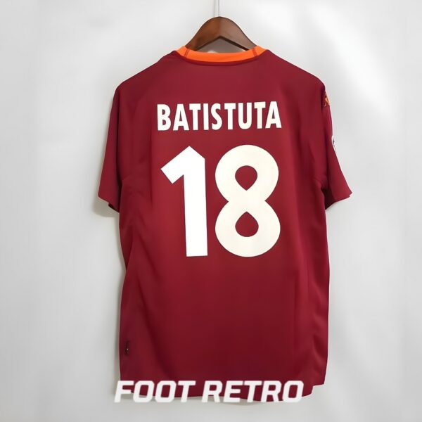 MAILLOT RETRO VINTAGE AS ROMA BATISTUTA 2000-01