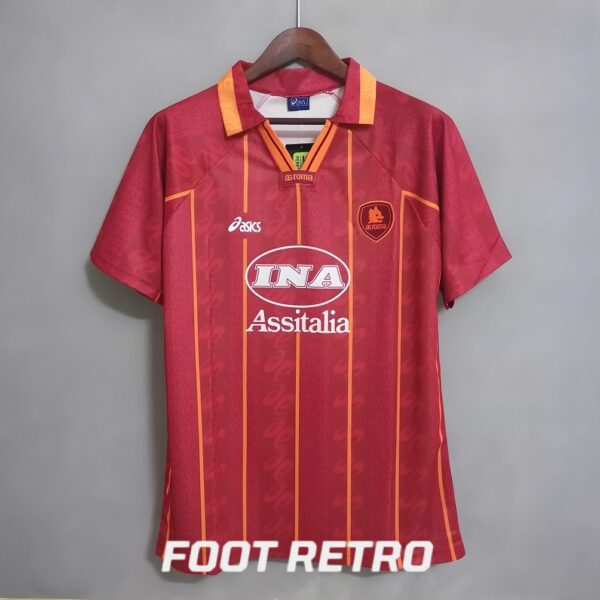 MAILLOT RETRO VINTAGE AS ROMA HOME 1996-97