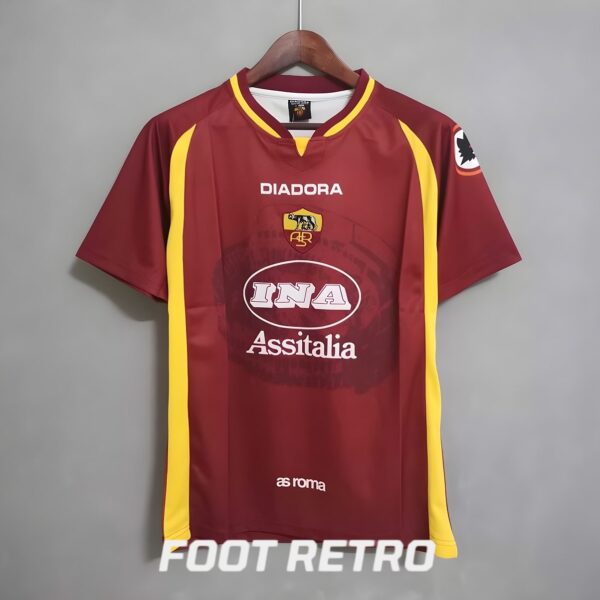 MAILLOT RETRO VINTAGE AS ROMA HOME 1997-98