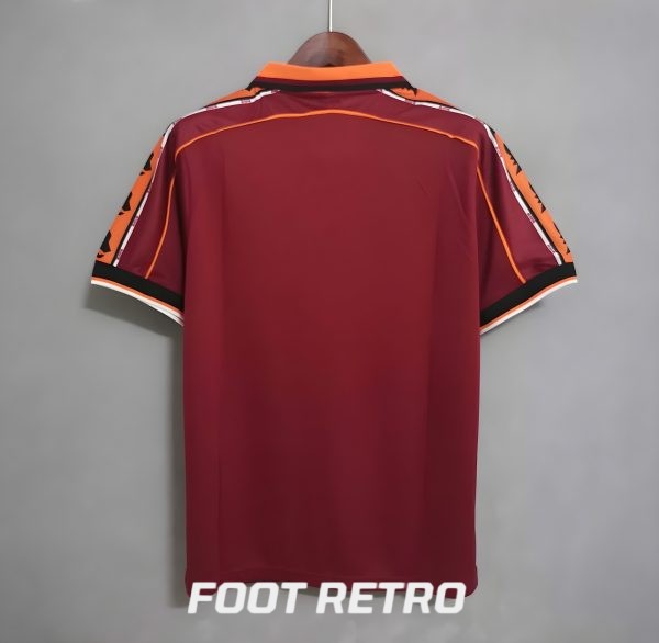 MAILLOT RETRO VINTAGE AS ROMA HOME 1998-99 (2)