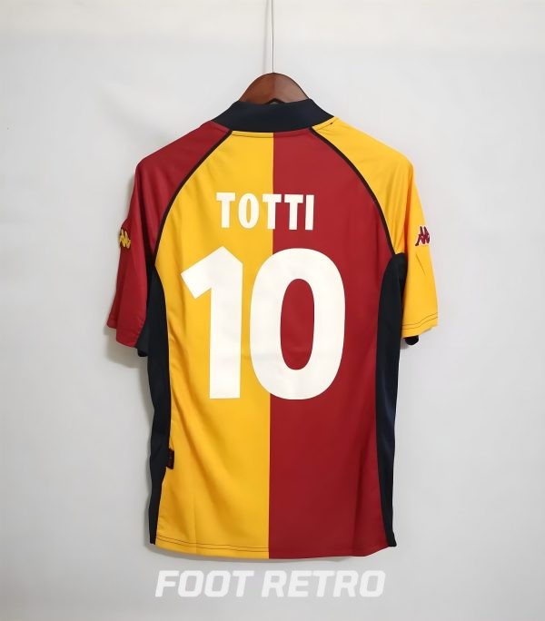 MAILLOT RETRO VINTAGE AS ROMA TOTTI 2001-2002 (1)