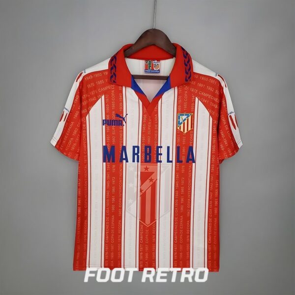 MAILLOT RETRO VINTAGE ATLETICO MADRID HOME 1995-96