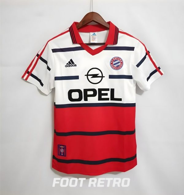 MAILLOT RETRO VINTAGE BAYERN MUNICH AWAY 1998-01 (1)