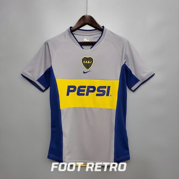 MAILLOT RETRO VINTAGE BOCA JUNIOR AWAY 2002