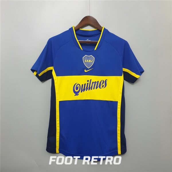 MAILLOT RETRO VINTAGE BOCA JUNIOR HOME 2001