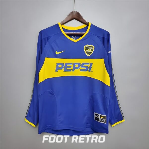 MAILLOT RETRO VINTAGE BOCA JUNIOR HOME 2003-04