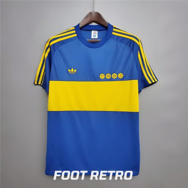 MAILLOT RETRO VINTAGE BOCA JUNIOR HOME MARADONA 1981-82