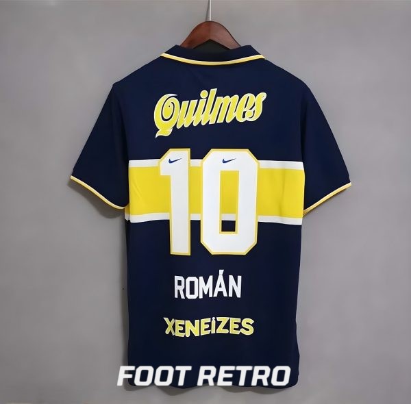 MAILLOT RETRO VINTAGE BOCA JUNIOR RIQUELME 1996-97 (1)