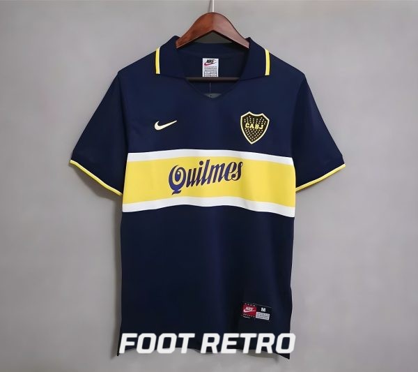 MAILLOT RETRO VINTAGE BOCA JUNIOR RIQUELME 1996-97 (2)