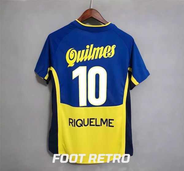 MAILLOT RETRO VINTAGE BOCA JUNIOR RIQUELME 2001 (1)