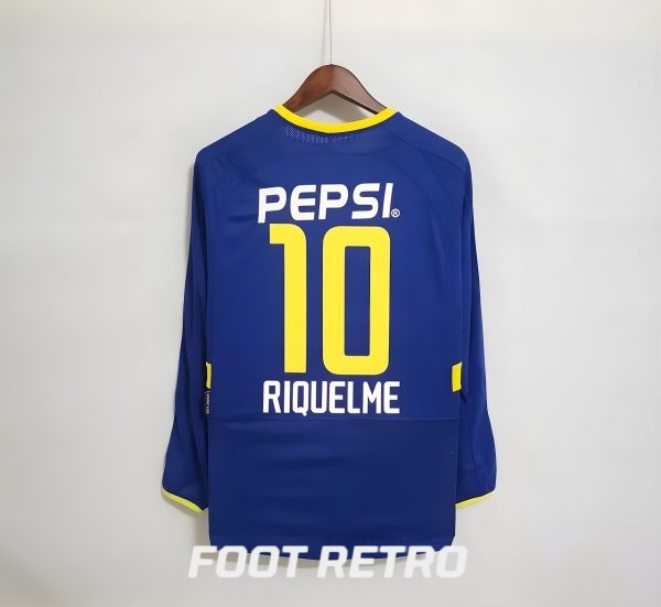 MAILLOT RETRO VINTAGE BOCA JUNIOR RIQUELME 2003-04