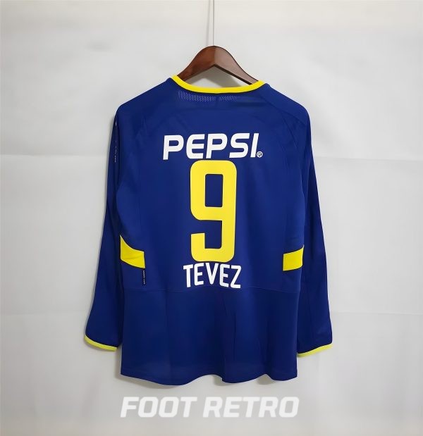 MAILLOT RETRO VINTAGE BOCA JUNIOR TEVEZ 2003-04 (01)