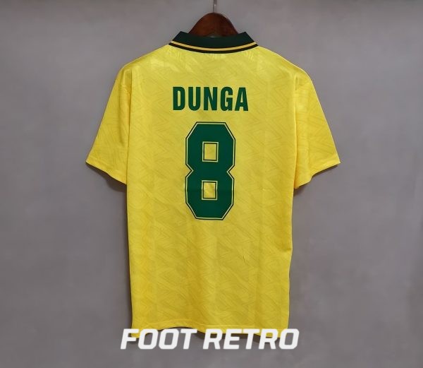 MAILLOT RETRO VINTAGE BRASIL DUNGA 1991-93 (1)