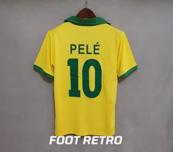 MAILLOT RETRO VINTAGE BRASIL PELE 1957 (1)