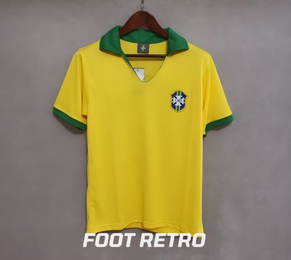 MAILLOT RETRO VINTAGE BRASIL PELE 1957 (2)