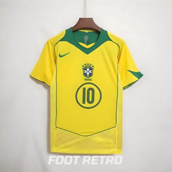 MAILLOT RETRO VINTAGE BRESIL RONALDINHO 2004