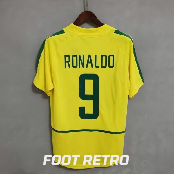 MAILLOT RETRO VINTAGE BRESIL RONALDO 2002