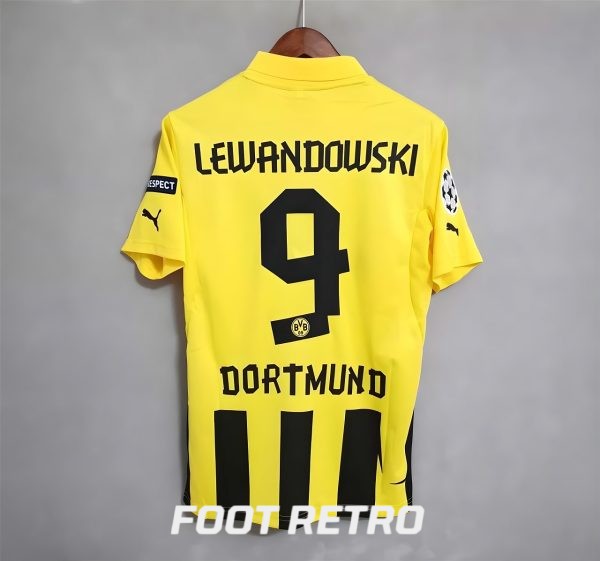 MAILLOT RETRO VINTAGE DORTMUND LEWANDOWSKI 2012-13 (1)