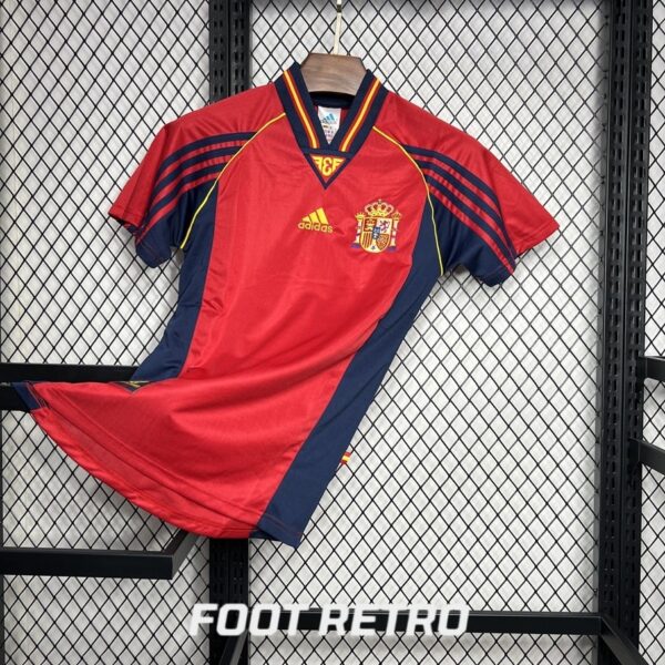 MAILLOT RETRO VINTAGE ESPAGNE HOME 1998