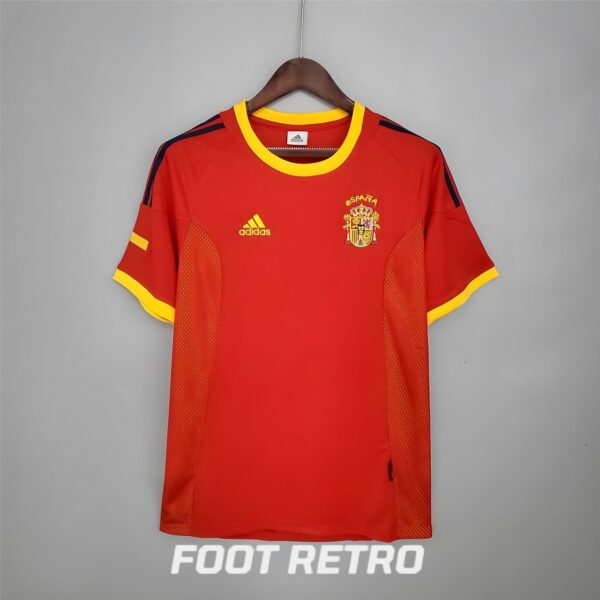 MAILLOT RETRO VINTAGE ESPAGNE HOME 2002