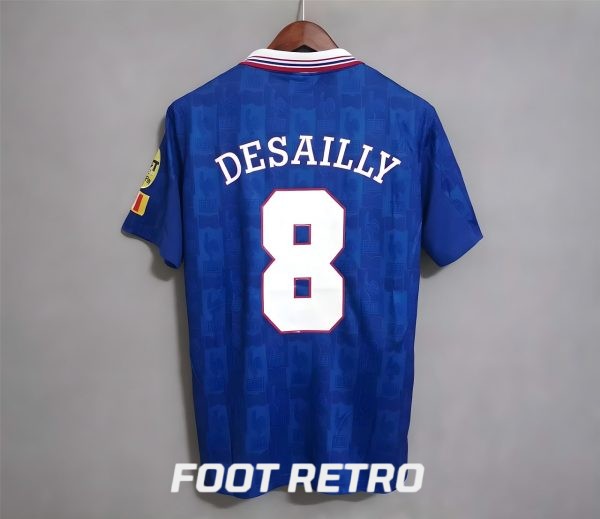 MAILLOT RETRO VINTAGE FRANCE DESAILLY 1996 (1)