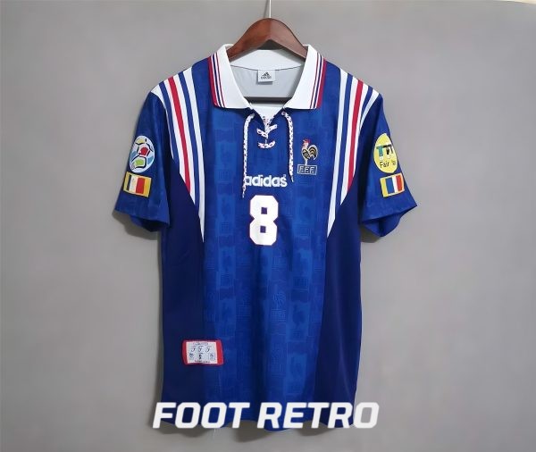 MAILLOT RETRO VINTAGE FRANCE DESAILLY 1996 – Image 2