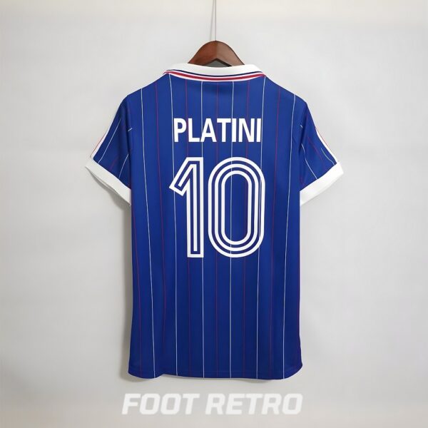 MAILLOT RETRO VINTAGE FRANCE PLATINI 1982