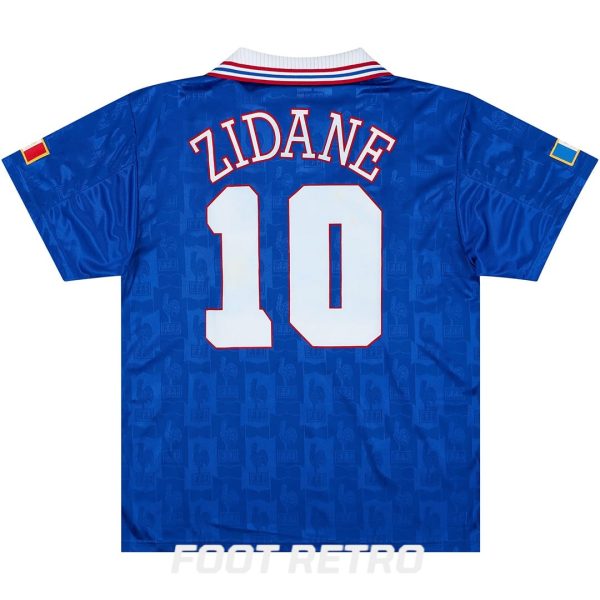 MAILLOT RETRO VINTAGE FRANCE ZIDANE 1996 (1)