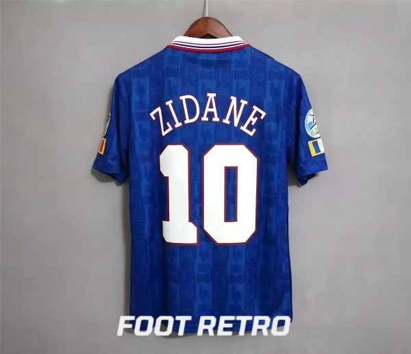 MAILLOT RETRO VINTAGE FRANCE ZIDANE 1996 (1)