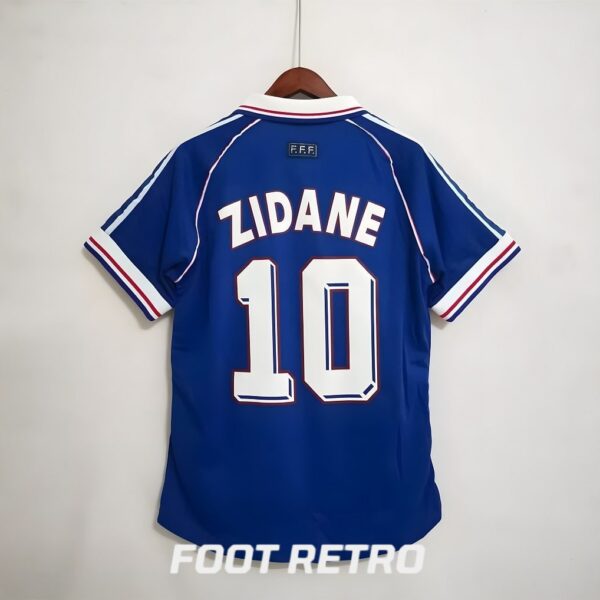 MAILLOT RETRO VINTAGE FRANCE ZIDANE 1998