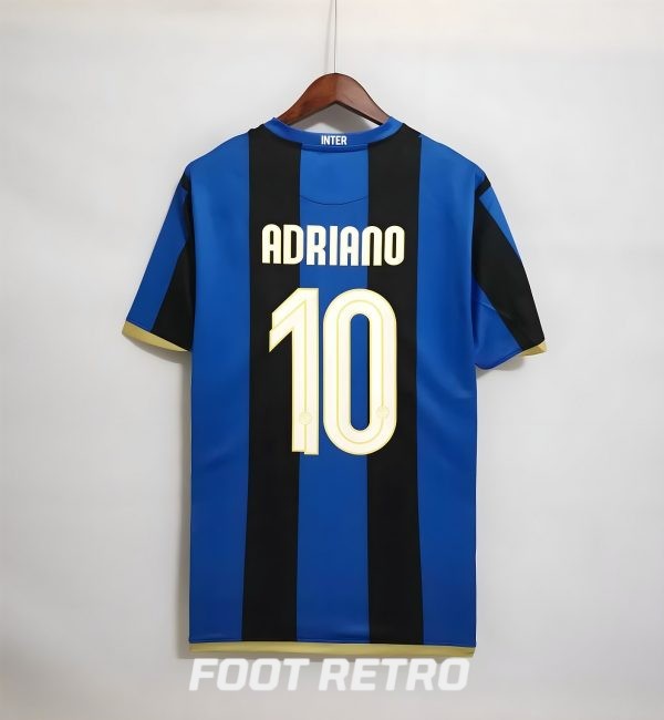 MAILLOT RETRO VINTAGE INTER MILAN ADRIANO 2008-09 (1)