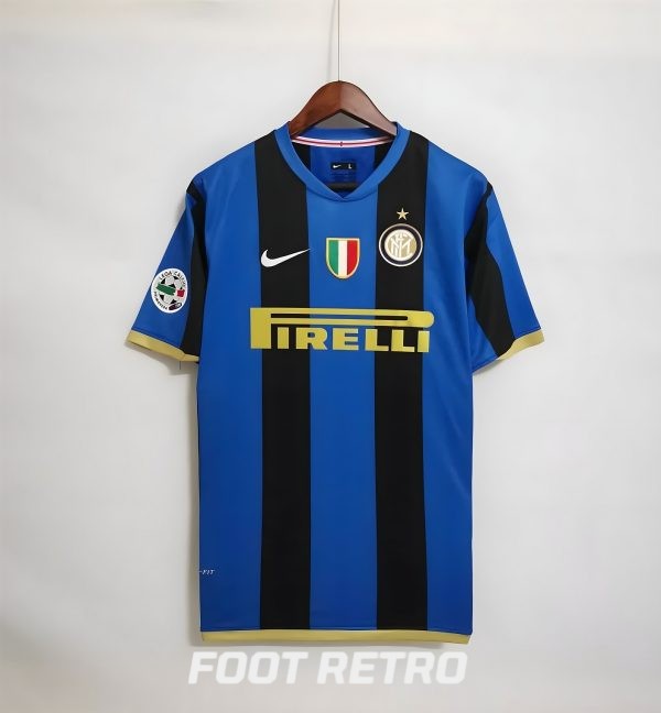 MAILLOT RETRO VINTAGE INTER MILAN ADRIANO 2008-09 (2)